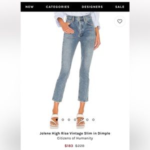 Citizens of Humanity Jolene 👖